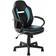 Home Argos Faux Leather Mid Back Gaming Chair - Blue & Black