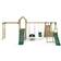 Rebo Wooden Climbing Frame with Swings