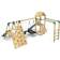 Rebo Wooden Climbing Frame with Swings