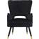 Premier Housewares Cut Out Black Armchair 92cm