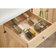 mDesign Expandable Spice Rack Drawer Insert