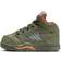 Nike Jordan 5 Retro TD - Army Olive/Solar Orange