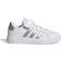 Adidas Kid's Grand Court Elastic Lace & Top Strap - Cloud White/Matte Silver/Matte Silver