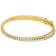 Michael Kors Precious Double Wrap Tennis Bracelet- Gold/Transparent