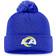 Fanatics Branded Los Angeles Rams Women's Cuffed Knit Hat with Pom - Royal