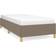vidaXL taupe 90x190 Sengeramme