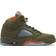 NIKE Air Jordan 5 Retro M - Army Olive/Solar Orange