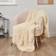Sienna Fluffy Fleece Couverture Blanc (200x150cm)