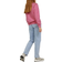 JJXX Abbie Crew Neck Sweatshirt - Pink/Carmine Rose