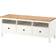 IKEA HEMNES White Stained/Light Brown TV-bord 148x57cm