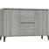 vidaXL Engineered Wood Grey Sonoma Sideboard 104x70cm