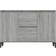 vidaXL Engineered Wood Grey Sonoma Sideboard 104x70cm