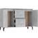 vidaXL Engineered Wood Concrete Gray Sideboard 104x70cm