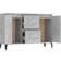 vidaXL Engineered Wood Concrete Gray