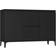 vidaXL Engineered Wood Black Skænk 104x70cm