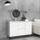 vidaXL Engineered Wood White High Gloss