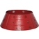 Homcom Collar Steel Ring Skirt Red Christmas Tree Skirt