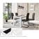 byLIVING Nori White Dining Table 90x160cm