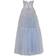 Milla Cloudy Blue Tulle Maxi Dress With Ruffled Skirt - Blue