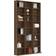 vidaXL 815092 Brown Oak Bogreol 177.5cm