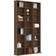 vidaXL 815092 Brown Oak Book Shelf 177.5cm