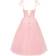 Milla Pink tie-straps tulle dress