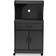 Baxton Studio Tannis Dark Grey Storage Cabinet 24x45.2"