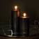 Uyuni Block Light Forest Black LED Candle 15.2cm