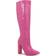 Berness Aster Croc Embossed Boot - Hot Pink