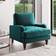 Dunelm Beatrice Matte Velvet Peacock Armchair 89cm