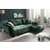 Etta Avenue Bella Dark Green Sofa 277cm Zweisitzer