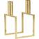 Audo Copenhagen Bougeoir Line - Laiton - Gold Porte-bougie 16cm