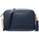 Michael Kors Jet Set Medium Pebbled Leather Crossbody Bag - Navy