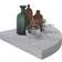 vidaXL 326643 Concrete Grey Væghylde 35cm 2stk