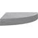 vidaXL 326643 Concrete Grey Væghylde 35cm 2stk