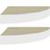 vidaXL 326640 Oak/White Væghylde 35cm 2stk