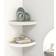 vidaXL 326640 Oak/White Wall Shelf 35cm 2pcs