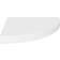 vidaXL 323917 White Væghylde 35cm 2stk