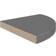vidaXL 323914 High Gloss Grey Vägghylla 35cm 2st