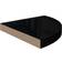 vidaXL 323911 High Gloss Black Wall Shelf 35cm 2pcs