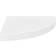 vidaXL 323908 High Gloss White Vägghylla 35cm 2st