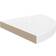 vidaXL 323908 High Gloss White Vägghylla 35cm 2st