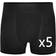 Wundies Incontinence Underwear Boxer 5-pack - Black