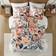Madison Park Junia Duvet Cover Orange, Green, White (264.2x233.7cm)