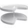 Rev-A-Shelf Kidney Shape Bottom Mount 2-Shelf Lazy Susan Set