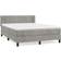 vidaXL Velvet with Mattress Kontinentalseng 140x190cm