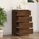 vidaXL 815077 Brown Oak Commode 60x98.5cm