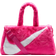 Nike Sportswear Faux Fur Tote Bag - Laser Fuchsia/White