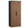 Westwing Collection Simone Walnut Wood Look/Black Garderobeskab 100x236cm