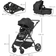 Homcom 2-in-1 Travel Stroller